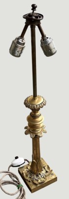Auktion 373<br>Tischlampe, massiv Messing, H-70 cm [1]