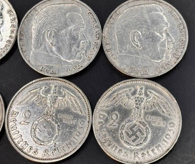 Auktion 369<br>4x 1/2 Mark, Kaiserreich 1906-1917, Silber [1]