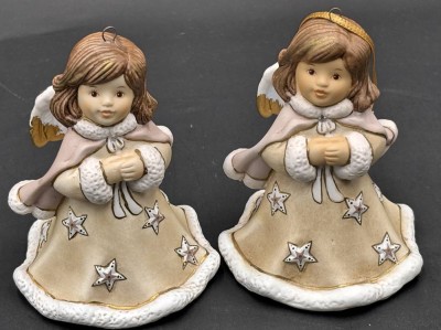 Auktion 369<br>2x  Goebel Jahresglocken 2015, H-8,5 cm [1]