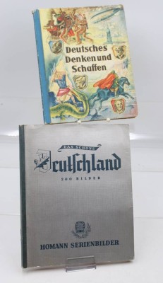 Auktion 369<br>2x div. Sammelalben, Deutsches Denken und Schaffen und Das schöne Deutschland, je kompl. [1]