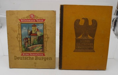 Auktion 369<br>2x Sammelalben, Deutsche Burgen und Bilder deutscher Geschichte, je komplett [1]
