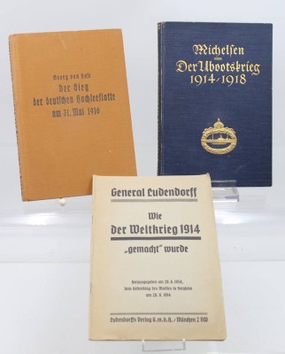 Auktion 369<br>3x div. Literatur über den 1. WK, ab 1925 [1]