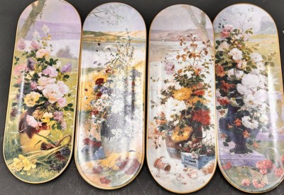 Auktion 369<br>4x Wandplatten 