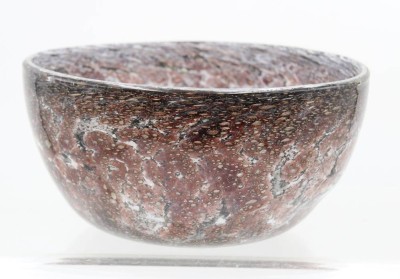 Auktion 369<br>hohe Kunstglasschale, WMF ? Murano?, ca. H-11cm D-22cm [1]