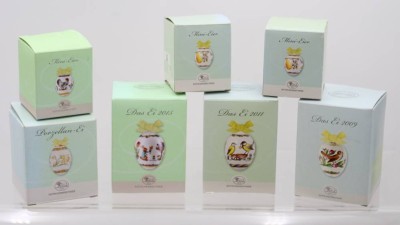 Auktion 369<br>7x div. Ostereier, Hutschenreuther, Ole Winther, je in OVP [1]