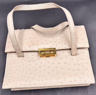 Auktion 369<br>Straussenleder Handtasche 