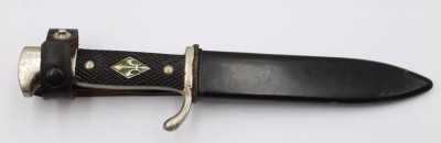 Auktion 369<br>Fahrtenmesser, nach 1945,  Rehwappen Solingen, ca. L-20cm [1]