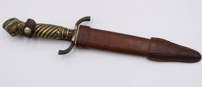 Auktion 369<br>Dolch nach antikem Vorbild, Othello, Black Forest Hunting, Spitze beschädigt, ca. L-25cm [1]