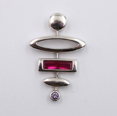 Auktion 369<br>Pierre Lang Anhänger, versilbert, ca. L-4,5cm [1]