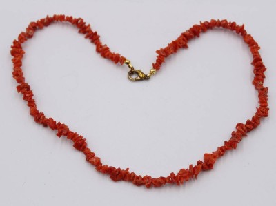 Auktion 369<br>Halskette, Koralle, ca. L-42cm [1]
