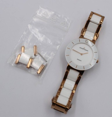 Auktion 369<br>Jacques Lemans Damenuhr, Keramik, Quarzwerk, sehr gute Erhaltung, ca. D-3,5cm [1]