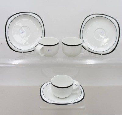 Auktion 369<br>3x kompl. Gedecke, Rosenthal, Suomi, ca. H-5,8cm [1]