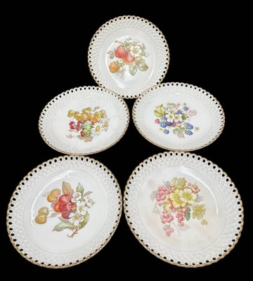 Auktion 369<br>5x div. Obstteller 