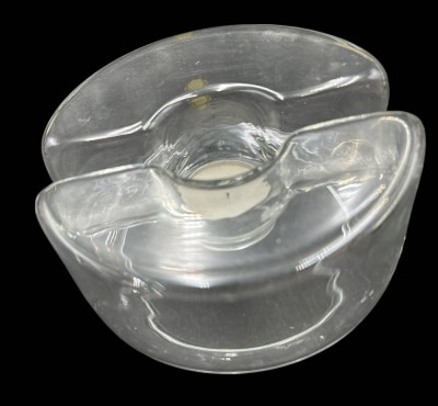 Auktion 369<br>gr. Glas-Stövchen 