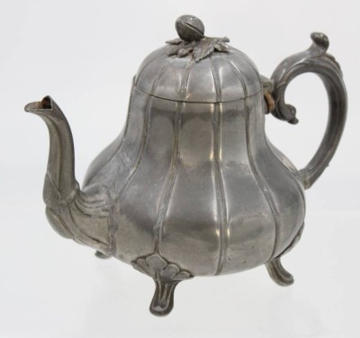 Auktion 369<br>Teekanne, Sheffield, England, Zinn, H-17cm [1]