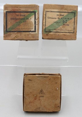 Auktion 369<br>3x Schachteln für Munition., 2. WK [1]