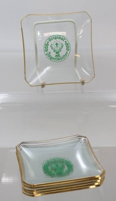 Auktion 369<br>6x Werbeschalen, Jägermeister, je ca.  11,5 x 11,5cm [1]