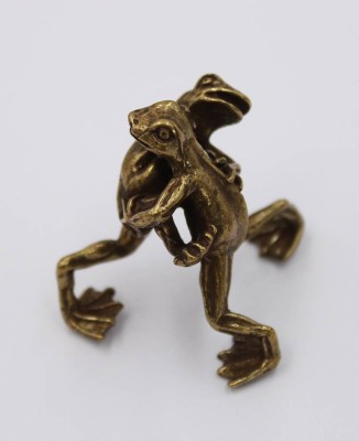 Auktion 369<br>ringende Frösche, Messing, ca. H-4cm [1]