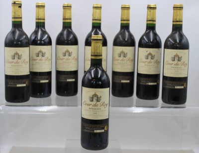 Auktion 369<br>8 Flaschen Bordeaux Rotwein 