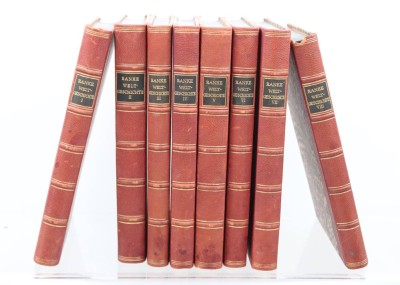 Auktion 369<br>Weltgeschichte von Leopold von Ranke, 1922, 8 Bände [1]