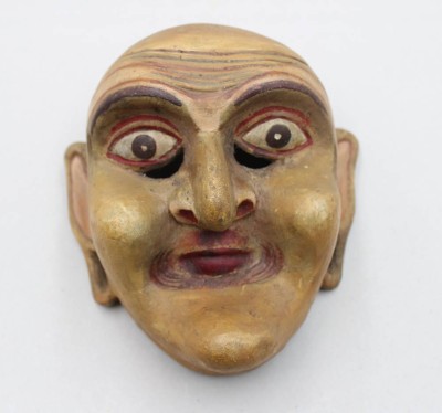 Auktion 369<br>Perchtenmaske, wohl Otto Gruber, ca. 18 x 17cm [1]