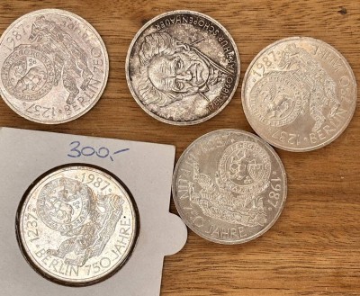 Auktion 369<br>5x 10 DM  Sondermünzen [1]