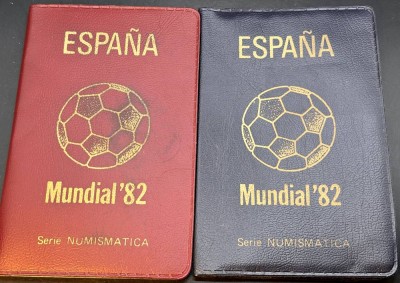 Auktion 369<br>2x Münzsätze Spanien 1982, je in Etui [1]