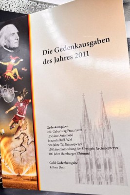 Auktion 369<br>Medaillensatz im Blister, Gedenkausgaben 2011 [1]