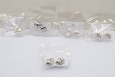 Auktion 369<br>5 Paar div. Ohrschmuck, versilbert [1]