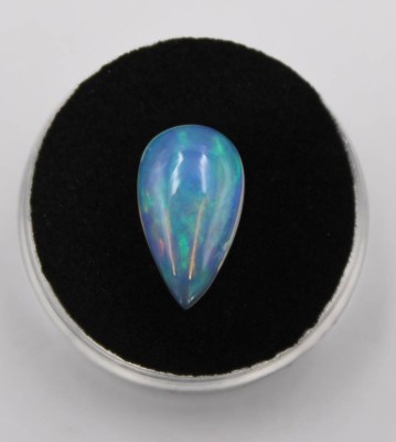Auktion 369<br>Kristall-Opal in Tropfenform, 15 x 9 x 4mm [1]