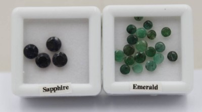 Auktion 369<br>ca. 6 ct Saphire und Smaragde [1]