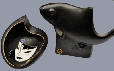 Auktion 369<br>2x vintage Kunstkeramik von 