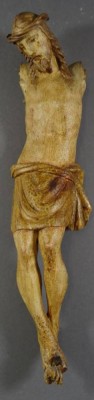 Auktion 369<br>Christus-Korpus, Tirol/Südtirol, 17. Jhd.,  L-ca. 43cm [1]