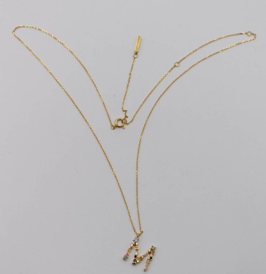 Auktion 369<br>Halskette mit Buchstabenanhänger 