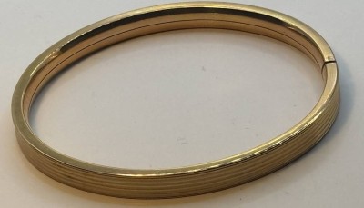 Auktion 370<br>Vintage Double Armreif, 7x6,5 cm, leichte Tragespuren [1]