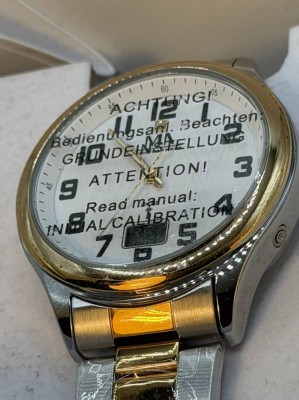 Auktion 370<br>Meister Anker Radio Controlled W361G, neu in OVO, Werk läuft, Beschreibung anbei, orig. Folien und Etikett [1]