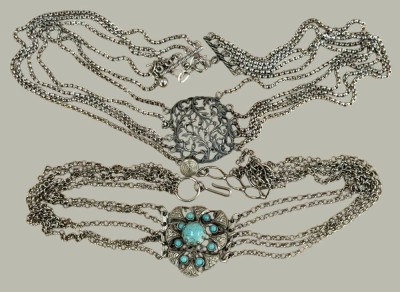 Auktion 370<br>2x Modeschmuck Kropfketten [1]