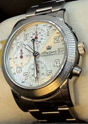 Auktion 370<br>HERREN ARMBANDUHR, CHRONOGRAPH, 