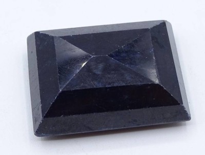 Auktion 370<br>Opaker Saphir 130 ct, Rechteckig facettiert, 32 x 24 mm, mit Gebrauchsspuren [1]