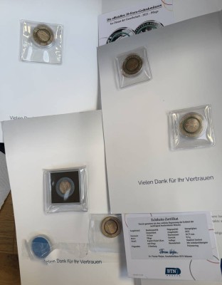 Auktion 370<br>3x BTM Mappen mit 5x 10 Euro Münzen BRD [1]