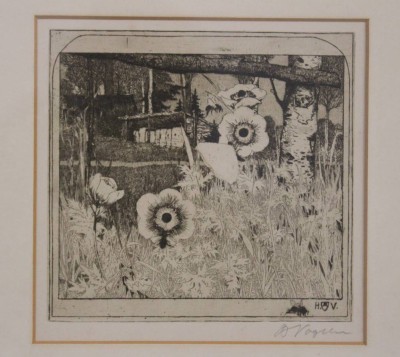 Auktion 370<br>Heinrich Vogeler (1872-1942), Radierung, Titel 