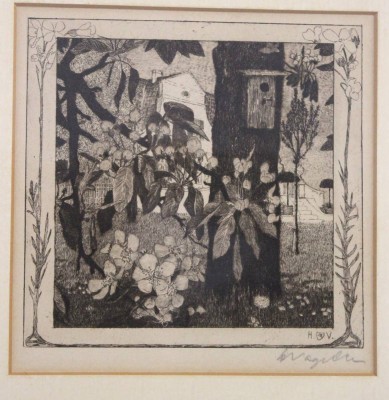 Auktion 370<br>Heinrich Vogeler (1872-1942), Radierung, Titel 