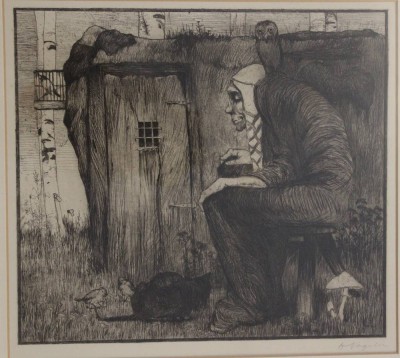 Auktion 370<br>Heinrich Vogeler (1872-1942), Radierung, Titel 