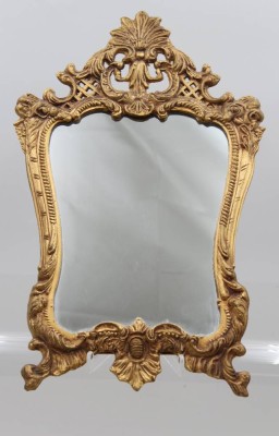 Auktion 370<br>kl. Wandspiegel im Regency-Stil, 34,5x 22cm [1]