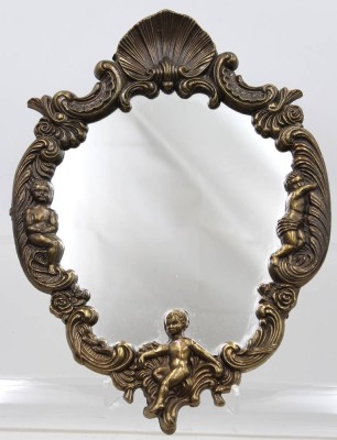 Auktion 370<br>kl. Spiegel in antikem Stil, ca. 26 x 20cm [1]
