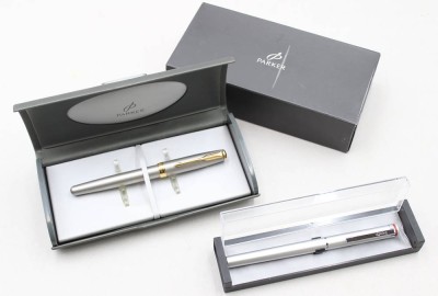 Auktion 370<br>2x Füller, Parker und Rotring mit Namensgravur [1]