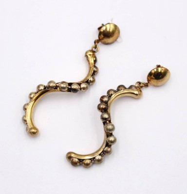 Auktion 370<br>Paar lange Ohrstecker, 925er Silber, zus. ca. 10,5gr., ca. L-6cm [1]