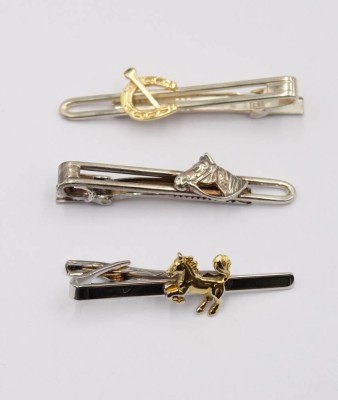 Auktion 370<br>3x div. Kravattennadeln, 2x 925er Silber (zus. 17,1gr.) 1x Edelstahl, ca. L-6cm [1]