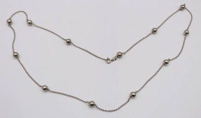 Auktion 370<br>lange 835er Silber-Halskette, 16,8gr., ca. L-76cm [1]