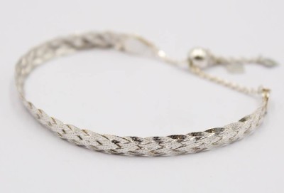 Auktion 370<br>925er Silber-Armband, geflochten, 3,5gr., ca L-17cm [1]